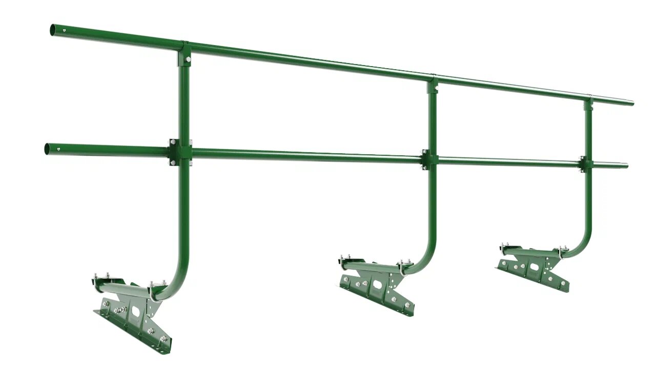 Кровельное ограждение Borge для фальцевой кровли 3м H=900 купить в Санкт-Петербурге