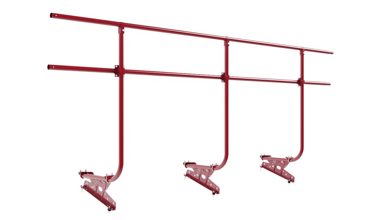 Кровельное ограждение Borge для металлочерепицы и битумной черепицы 3м H=1200 купить в Санкт-Петербурге