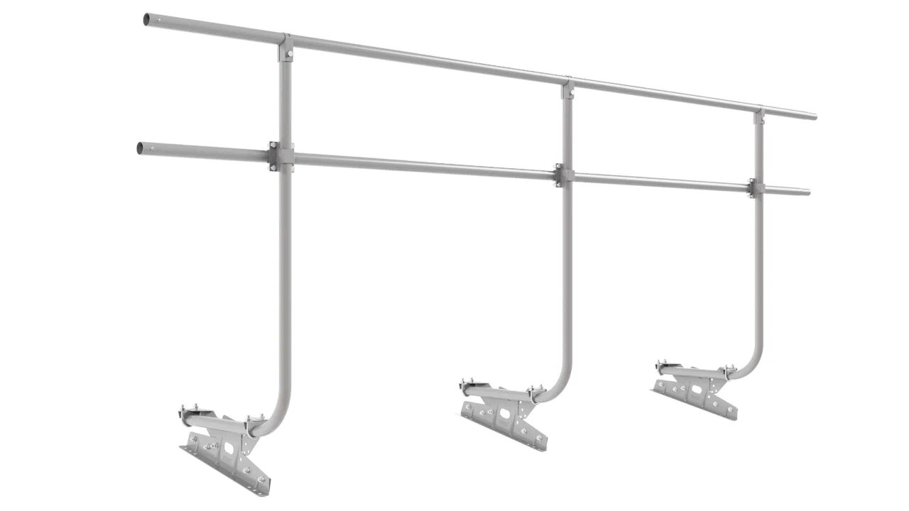Кровельное ограждение Borge для фальцевой кровли 3м H=1200 купить в Санкт-Петербурге