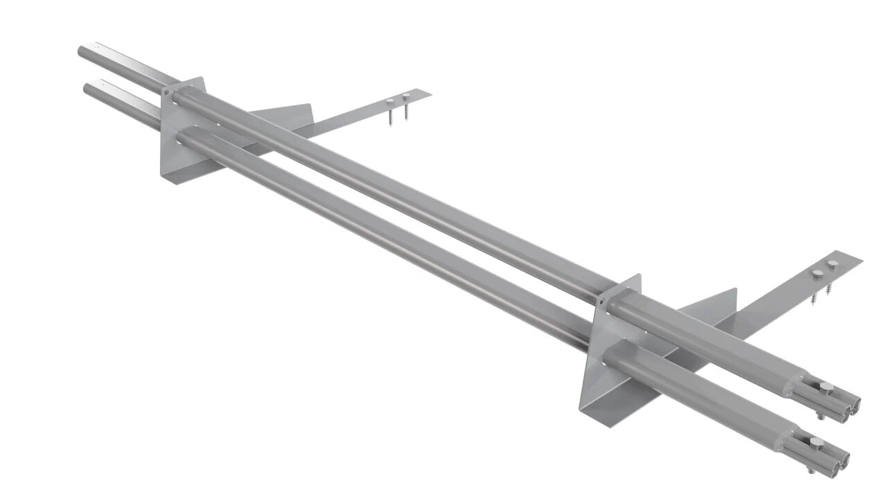 Снегозадержатель трубчатый 2оп 1.5м для гибкой черепицы BORGE купить в Санкт-Петербурге