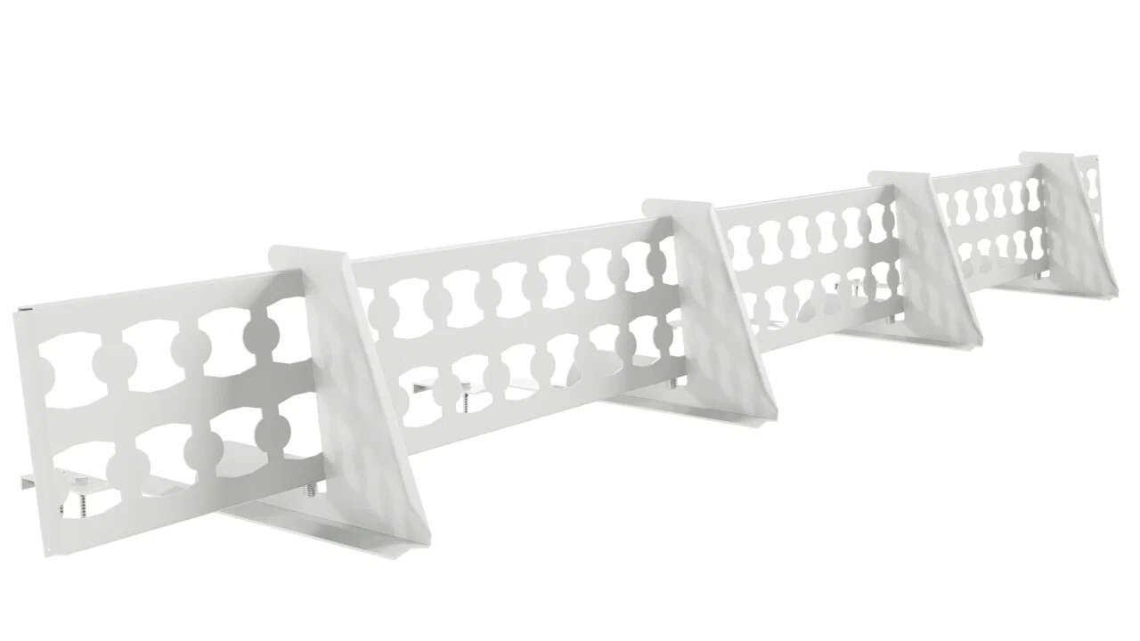 Снегозадержатель решетчатый 4оп 2.5м для черепицы BORGE купить в Санкт-Петербурге