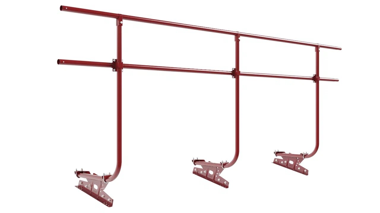 Кровельное ограждение Borge для фальцевой кровли 3м H=1200 купить в Санкт-Петербурге