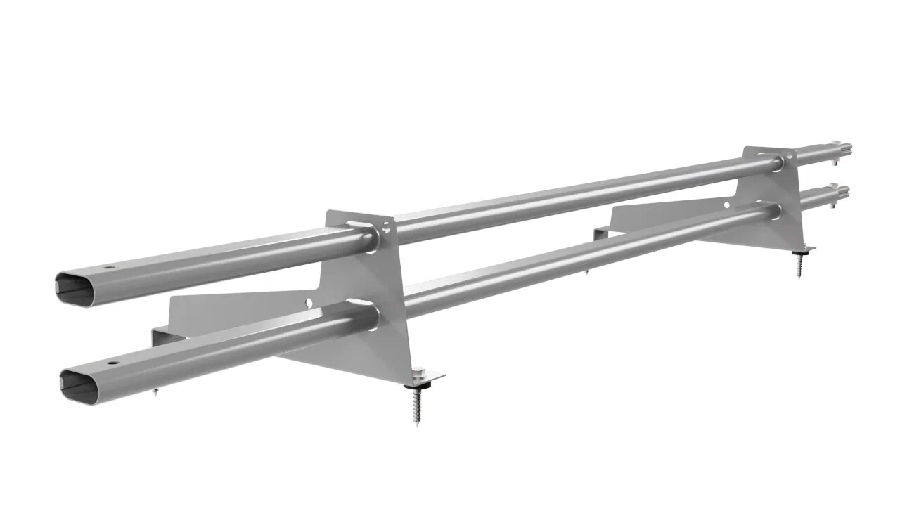 Снегозадержатель трубчатый 2оп 1.5м д/МЧ с выс. ступ 350мм BORGE купить в Санкт-Петербурге