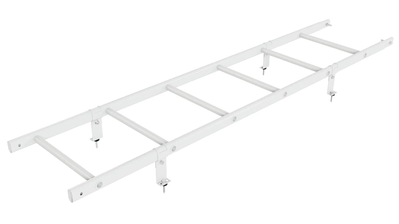 Комплект кровельной лестницы Borge для кровли из металлочерепицы и битумной черепицы, 1,8 м купить в Санкт-Петербурге