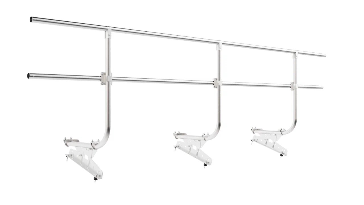 Ограждение кровельное 3м H-90см оцинковка BORGE купить в Санкт-Петербурге