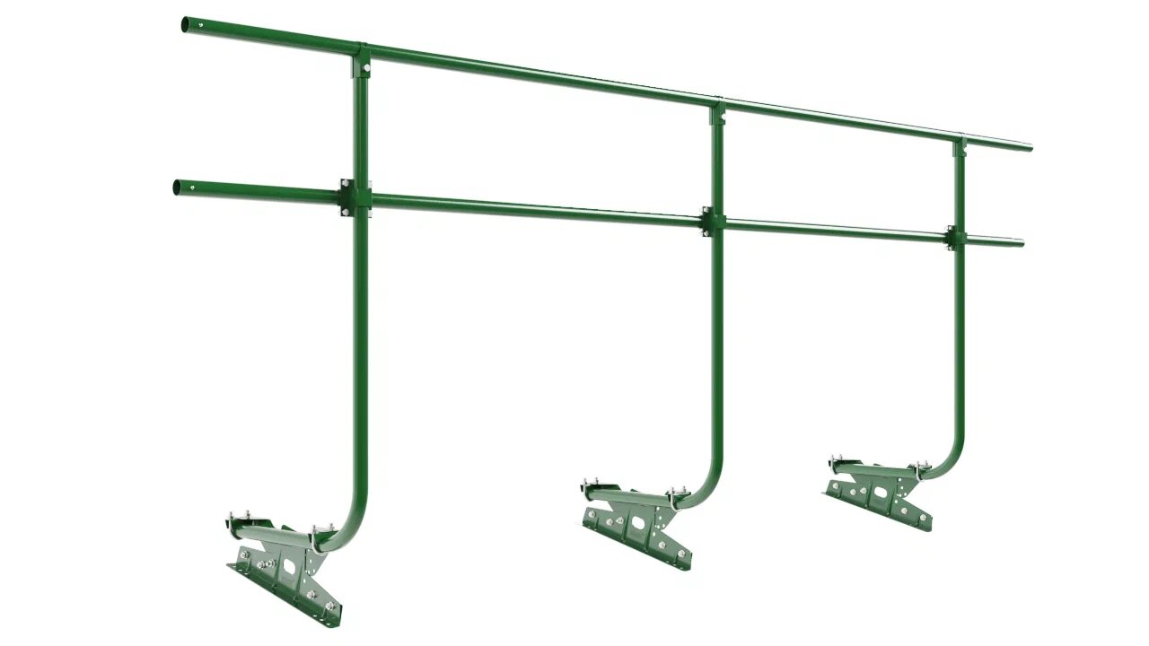 Кровельное ограждение Borge для фальцевой кровли 3м H=1200 купить в Санкт-Петербурге