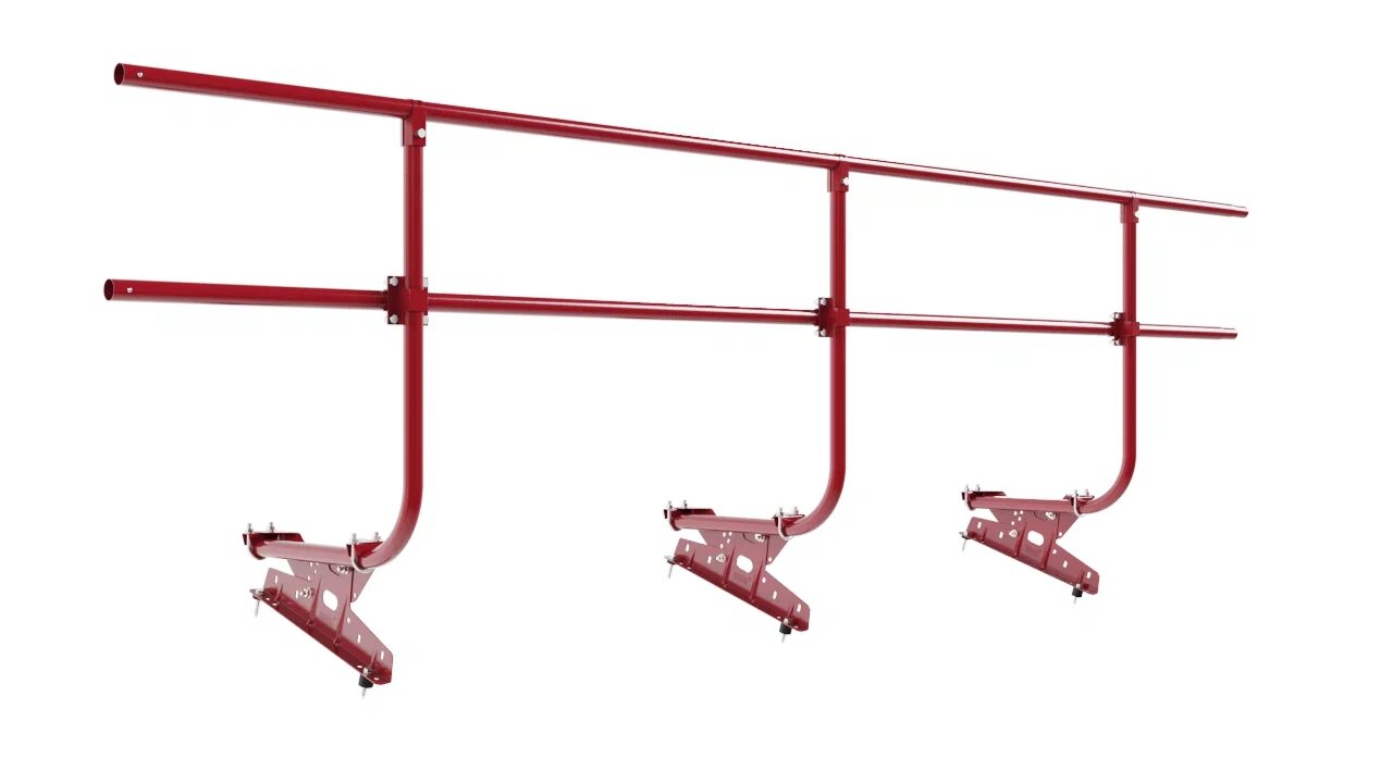 Кровельное ограждение Borge для металлочерепицы и битумной черепицы 3м H=900 купить в Санкт-Петербурге