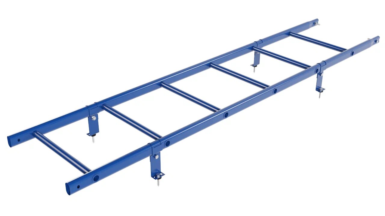 Комплект кровельной лестницы Borge для кровли из металлочерепицы и битумной черепицы, 1,8 м купить в Санкт-Петербурге