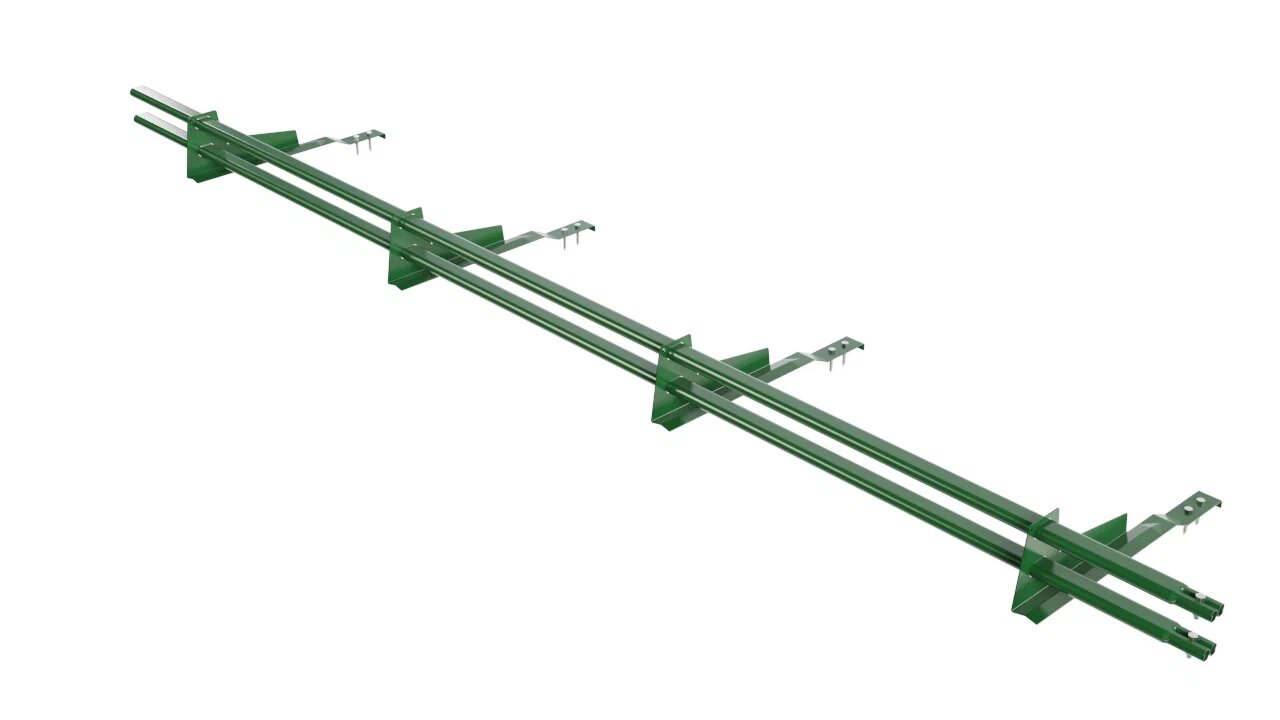 Снегозадержатель трубчатый BORGE для натуральной черепицы   3м купить в Санкт-Петербурге