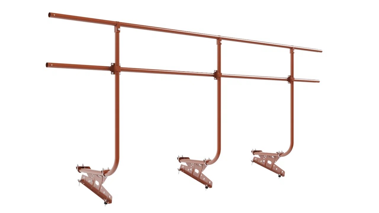 Кровельное ограждение Borge для металлочерепицы и битумной черепицы 3м H=1200 купить в Санкт-Петербурге