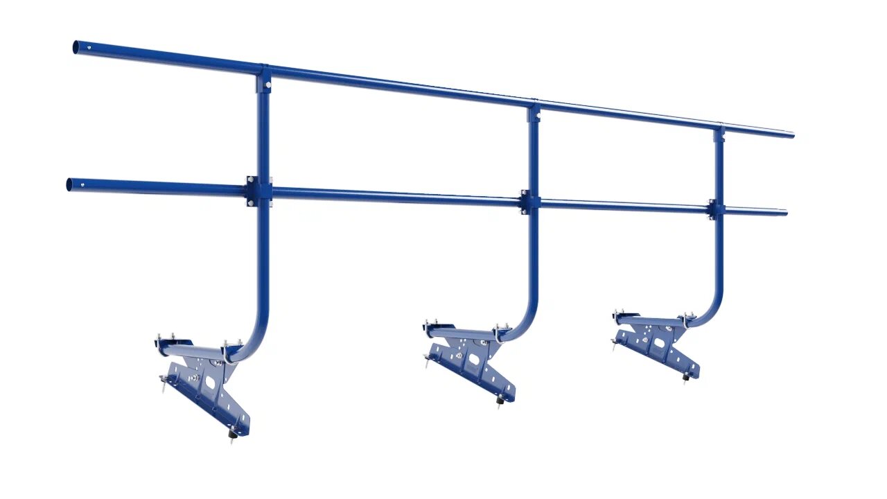 Кровельное ограждение Borge для металлочерепицы и битумной черепицы 3м H=900 купить в Санкт-Петербурге