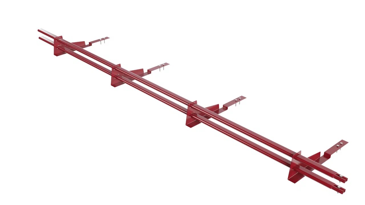 Снегозадержатель трубчатый BORGE для композитной черепицы   3м купить в Санкт-Петербурге