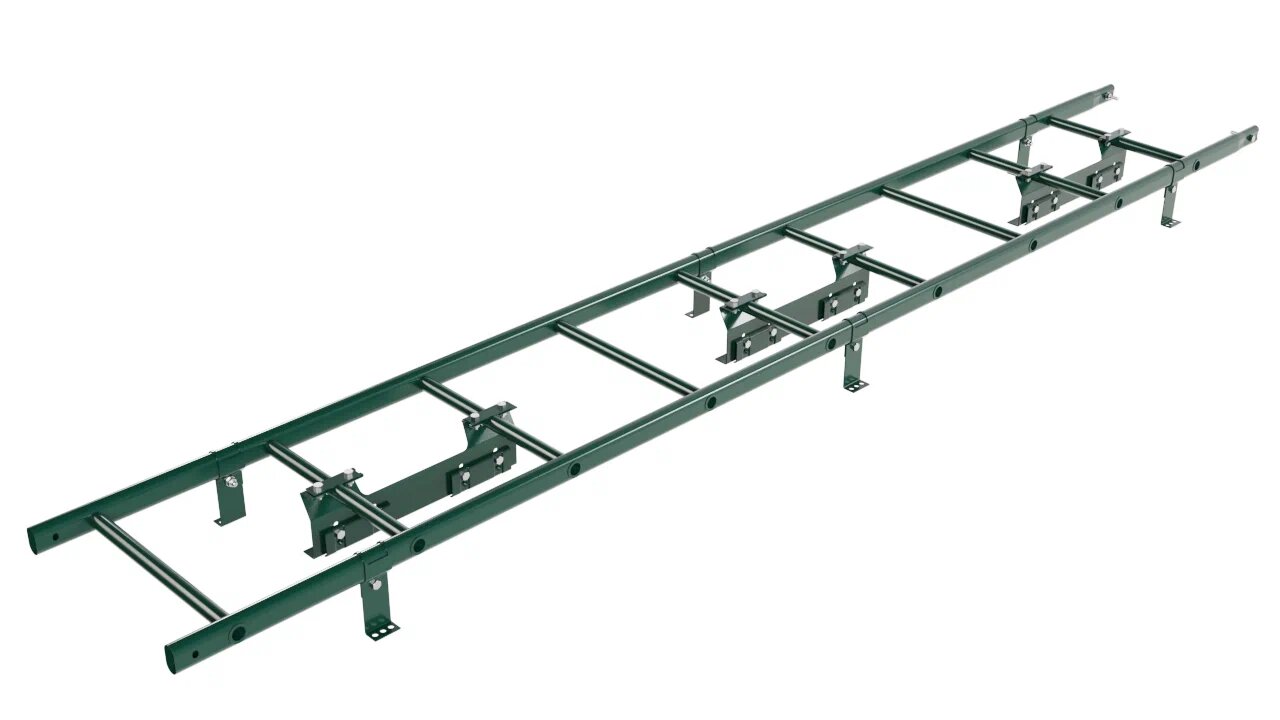 Комплект лестница кровельная 2.7м для фальца BORGE купить в Санкт-Петербурге