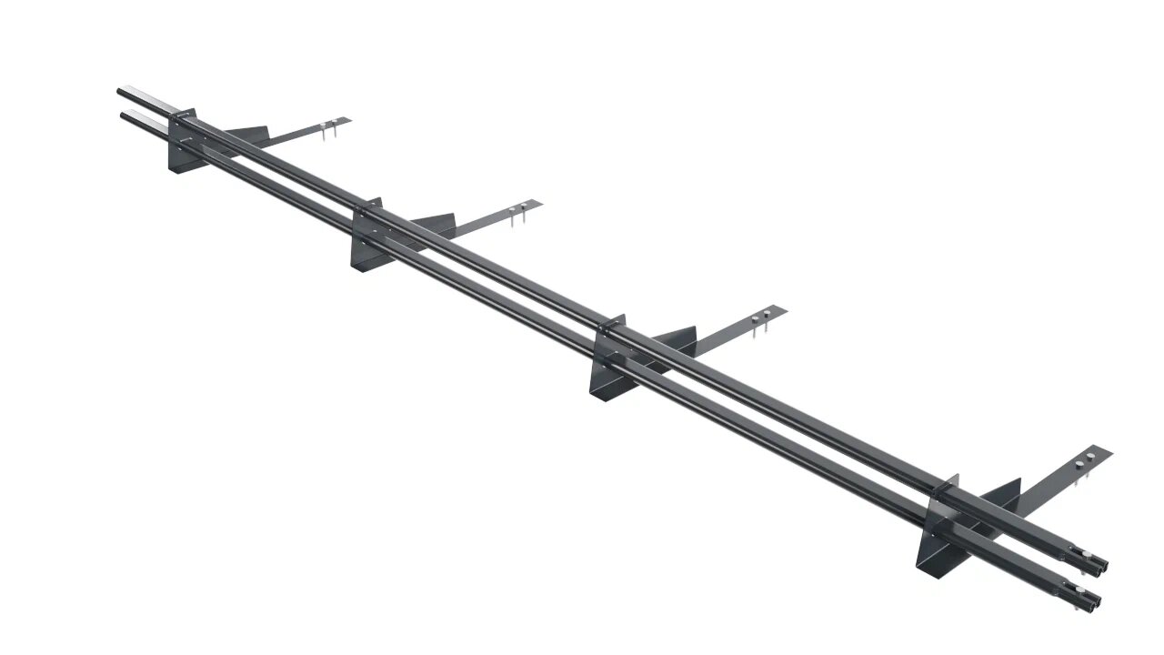 Снегозадержатель трубчатый BORGE для битумной черепицы 3м купить в Санкт-Петербурге