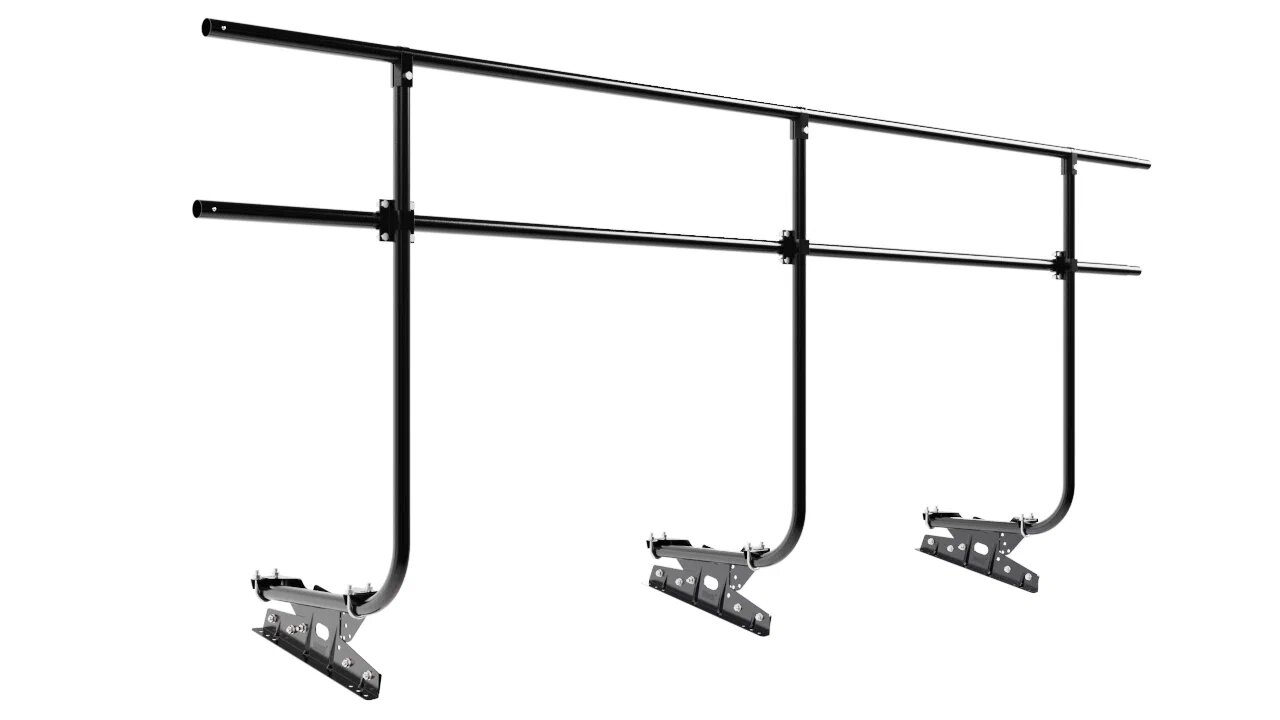 Кровельное ограждение Borge для фальцевой кровли 3м H=1200 купить в Санкт-Петербурге