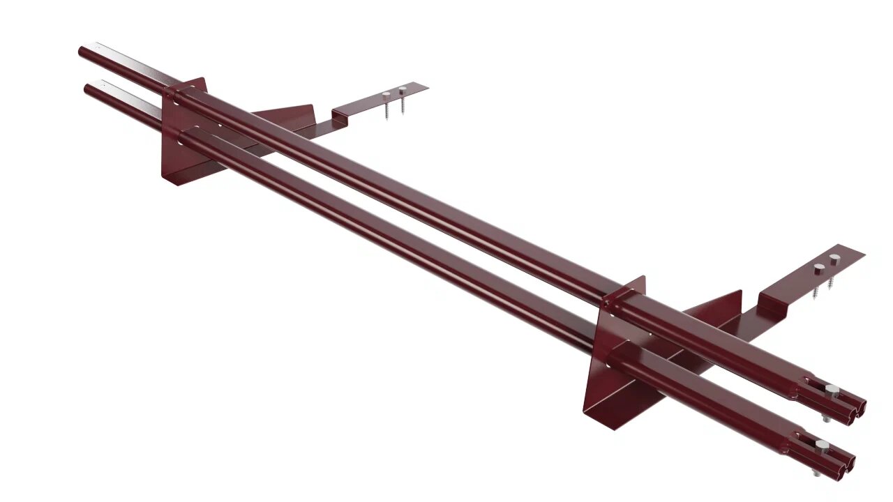 Снегозадержатель трубчатый 2оп 1.5м для композитной черепицы BORGE купить в Санкт-Петербурге