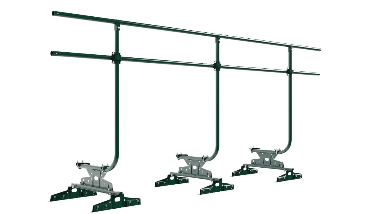 Ограждение кровельное 3м H-120см для параллельного фальца BORGE купить в Санкт-Петербурге