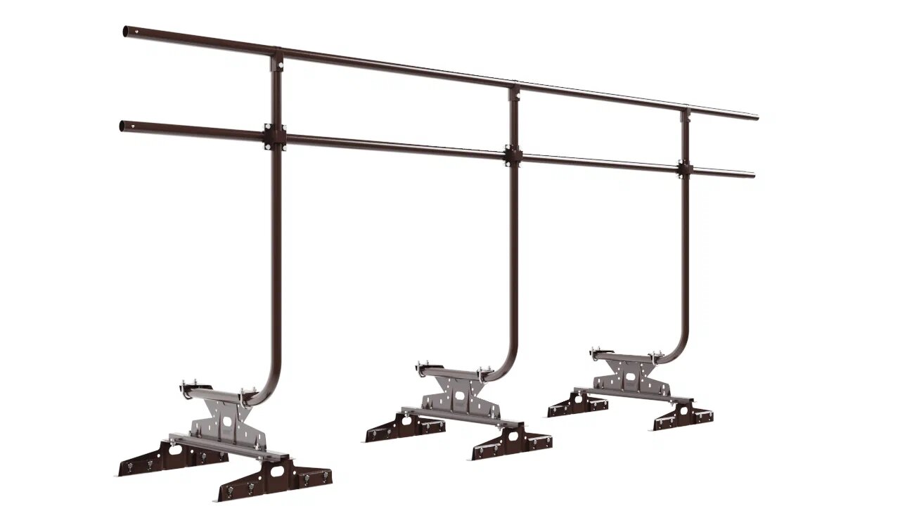 Ограждение кровельное 3м H-120см для параллельного фальца BORGE купить в Санкт-Петербурге