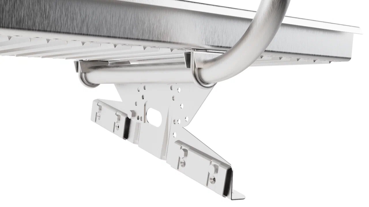 Мостик переходной с ограждением 3м Н-120см для фальца оцинковка BORGE купить в Санкт-Петербурге