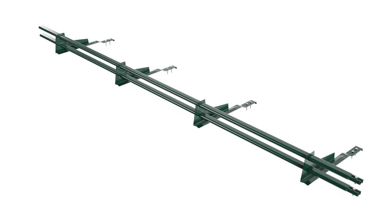 Снегозадержатель трубчатый BORGE для натуральной черепицы   3м купить в Санкт-Петербурге