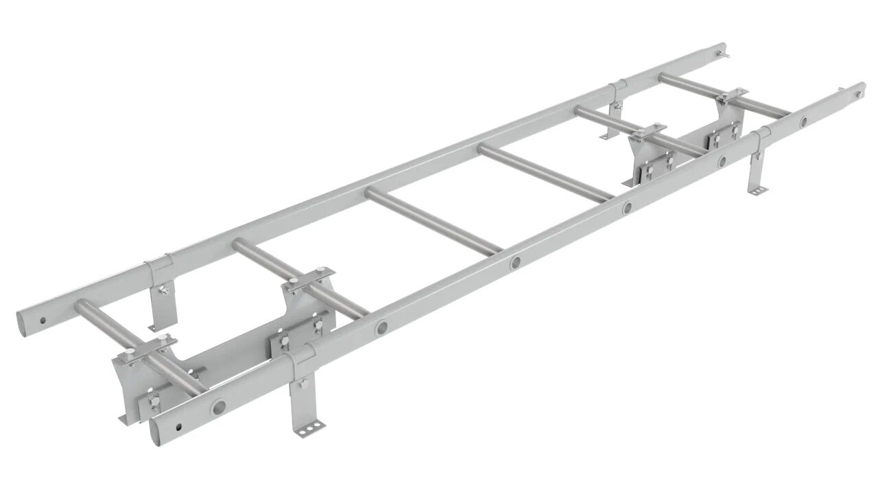 Комплект лестница кровельная 1.8м для фальца оцинковка BORGE купить в Санкт-Петербурге