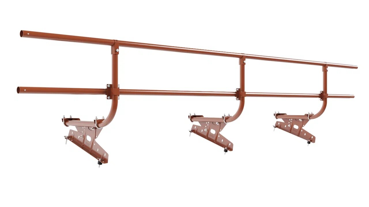 Кровельное ограждение Borge для металлочерепицы и битумной черепицы 3м H=600 купить в Санкт-Петербурге