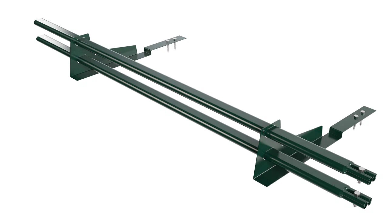 Снегозадержатель трубчатый 2оп 1.5м для композитной черепицы BORGE купить в Санкт-Петербурге