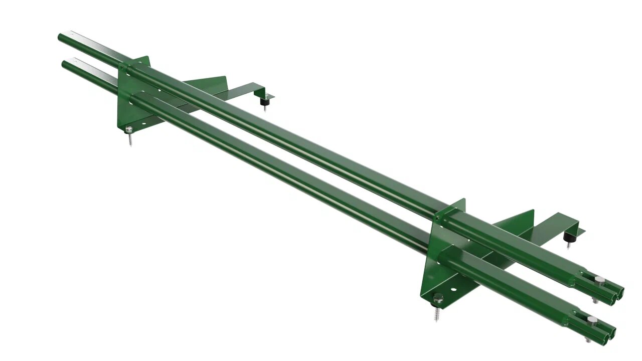 Снегозадержатель трубчатый 2оп 1.5м д/МЧ с выс. ступ 400мм BORGE купить в Санкт-Петербурге