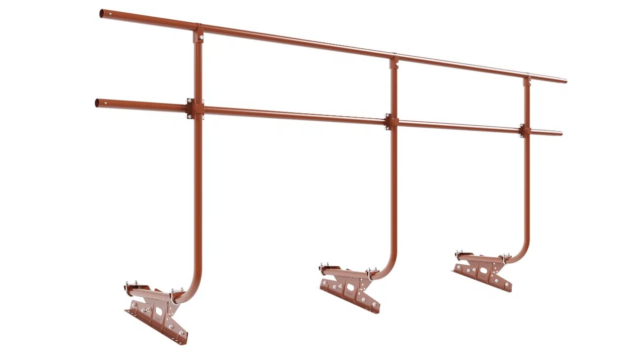 Кровельное ограждение Borge для фальцевой кровли 3м H=1200 купить в Санкт-Петербурге