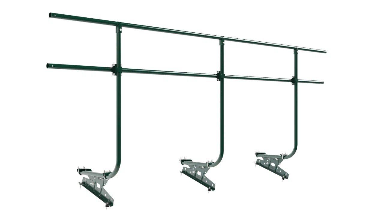 Кровельное ограждение Borge для металлочерепицы и битумной черепицы 3м H=1200 купить в Санкт-Петербурге