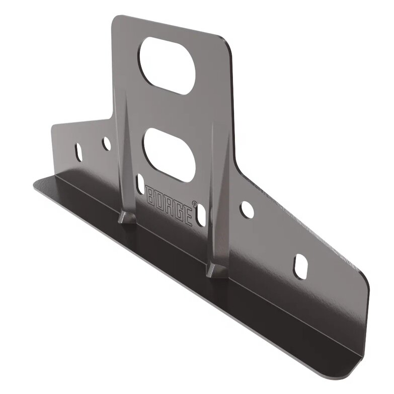 Кронштейн для фальца оцинк. серо-коричневый (8019) BORGE купить в Санкт-Петербурге