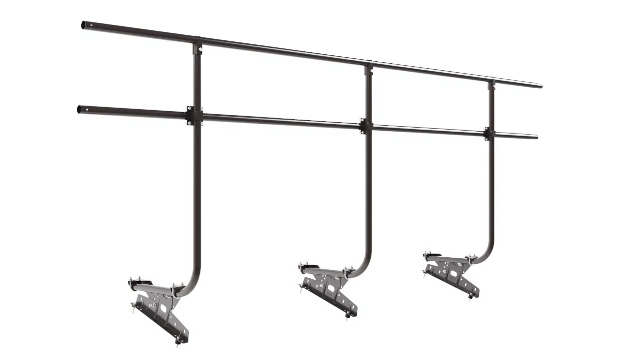 Кровельное ограждение Borge для металлочерепицы и битумной черепицы 3м H=1200 купить в Санкт-Петербурге