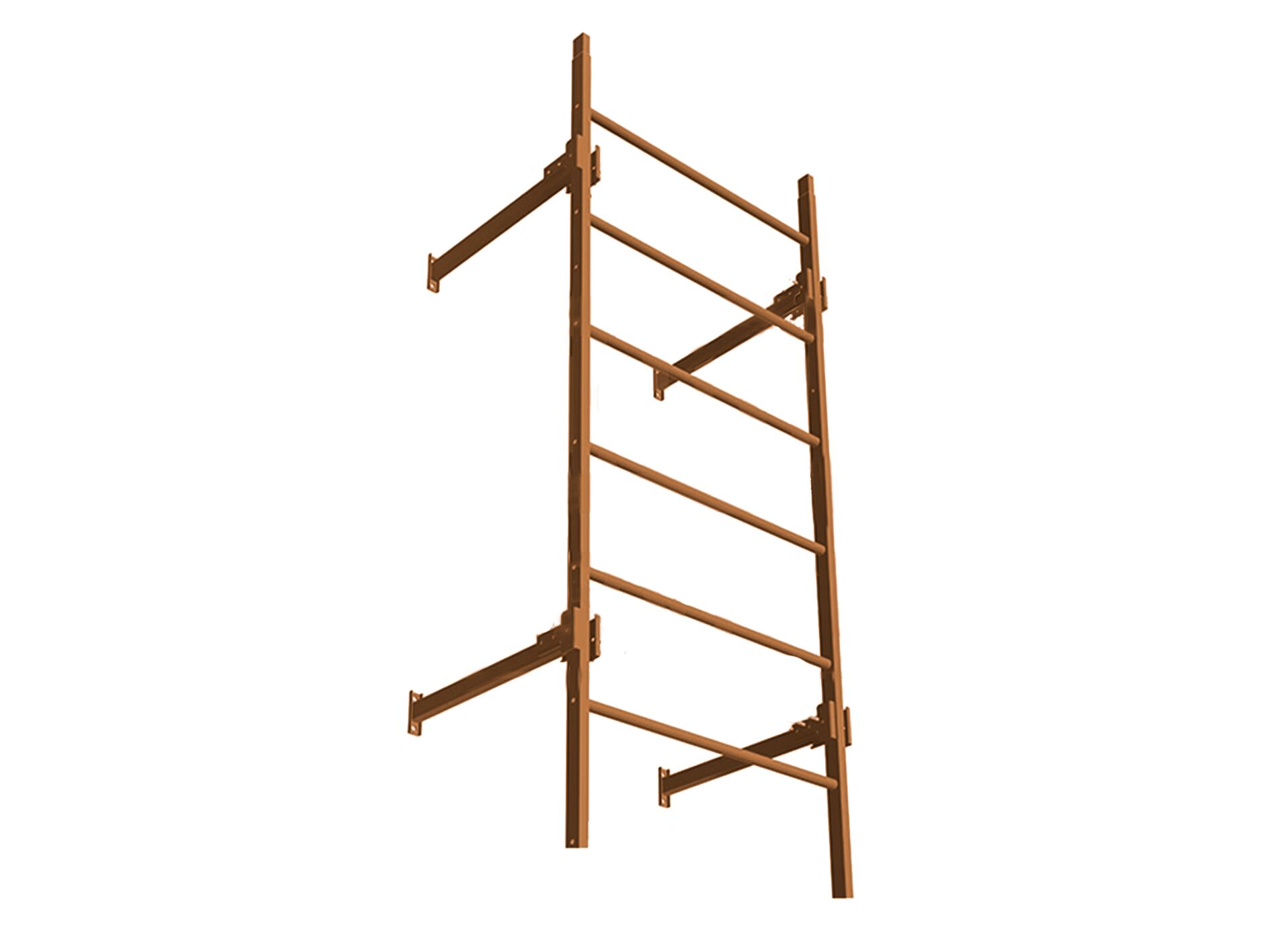 Секция пожарной лестницы 1м 800 оцинк. CZn BORGE купить в Санкт-Петербурге