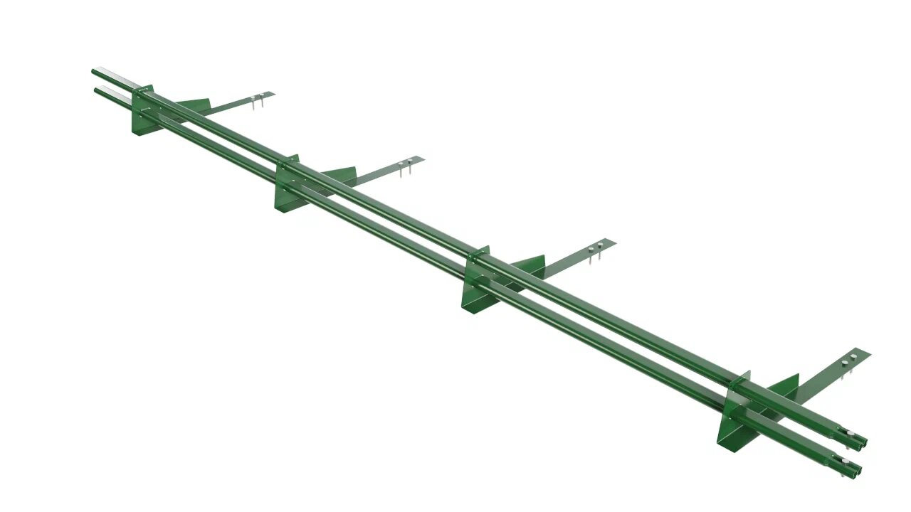 Снегозадержатель трубчатый BORGE для битумной черепицы 3м купить в Санкт-Петербурге