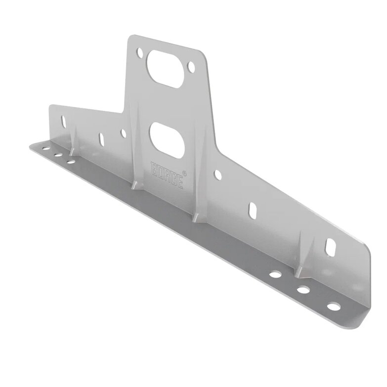 Универсальный кронштейн для металлочерепицы, профнастила, материалов на основе битума, оцинкованный BORGE купить в Санкт-Петербурге