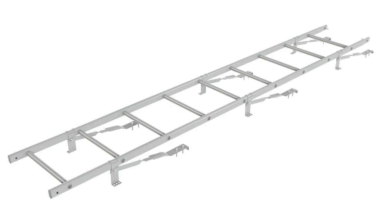 Комплект кровельной лестницы Borge для натуральной черепицы, 2,7 м купить в Санкт-Петербурге