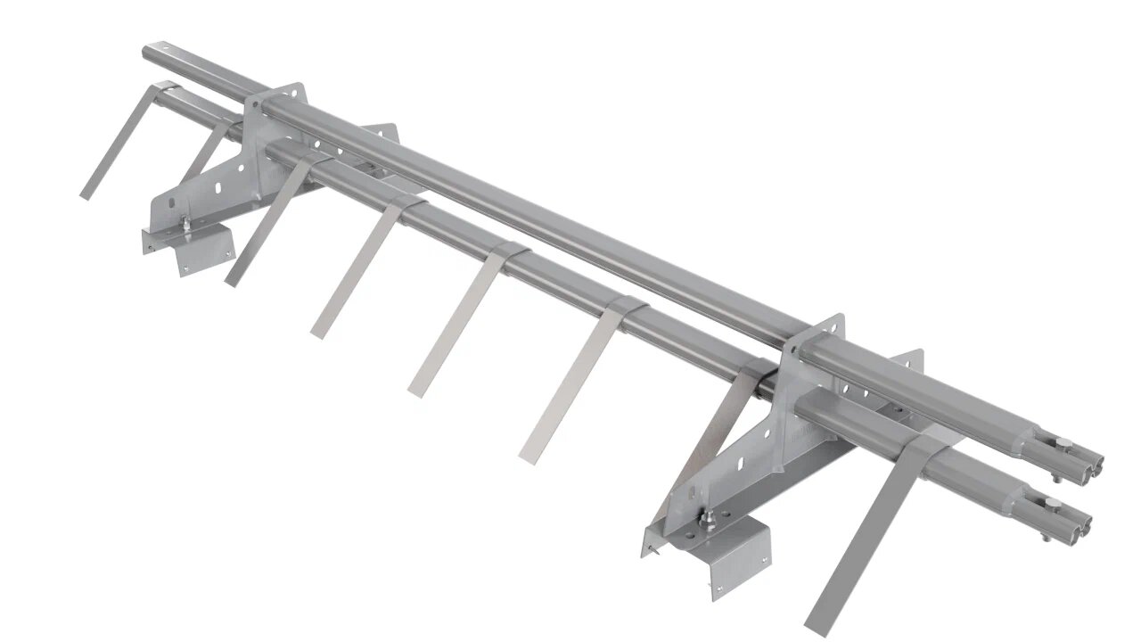 Снегозадержатель трубчатый 2оп 1.5м для профнастила Н-114 BORGE купить в Санкт-Петербурге