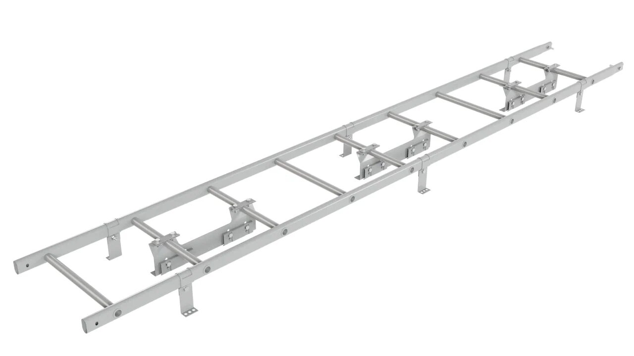 Комплект лестница кровельная 2.7м для фальца BORGE купить в Санкт-Петербурге