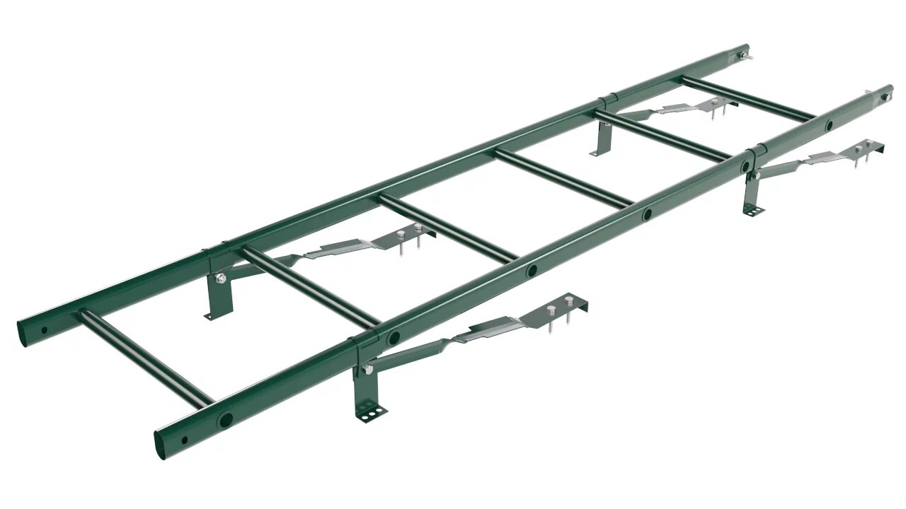 Комплект кровельной лестницы Borge для натуральной черепицы, 1,8 м купить в Санкт-Петербурге
