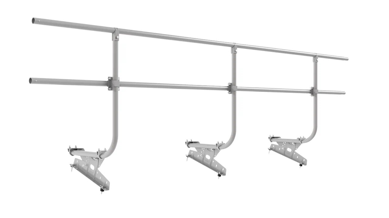 Кровельное ограждение Borge для металлочерепицы и битумной черепицы 3м H=900 купить в Санкт-Петербурге