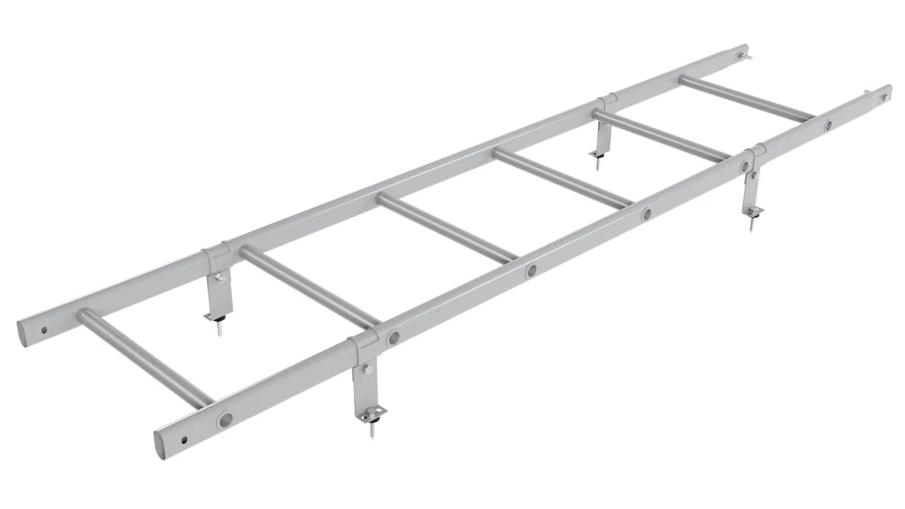 Комплект кровельной лестницы Borge для кровли из металлочерепицы и битумной черепицы, 1,8 м купить в Санкт-Петербурге