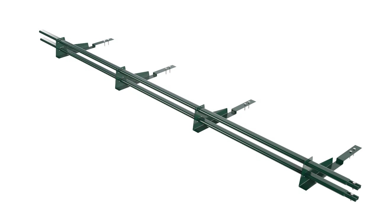 Снегозадержатель трубчатый BORGE для композитной черепицы   3м купить в Санкт-Петербурге