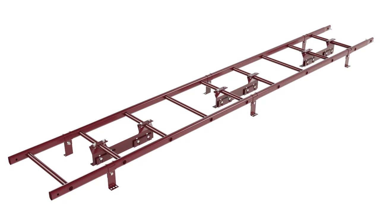 Комплект лестница кровельная 2.7м для фальца BORGE купить в Санкт-Петербурге