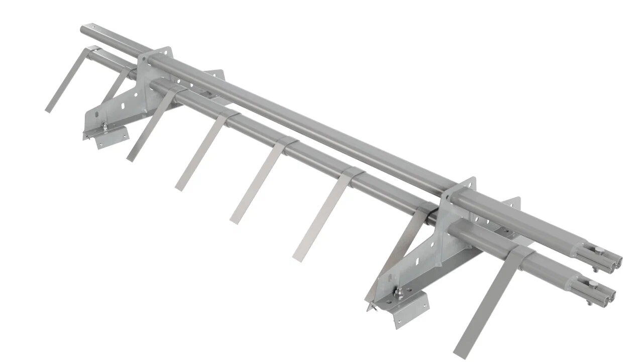 Снегозадержатель трубчатый 2оп 1.5м для профнастила Н-60 Н-75 BORGE купить в Санкт-Петербурге