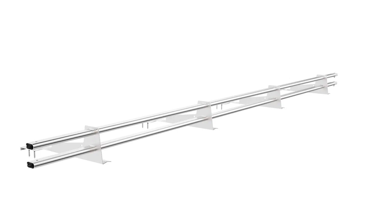 Снегозадержатель трубчатый 4оп 3м для черепицы оцинковка BORGE купить в Санкт-Петербурге