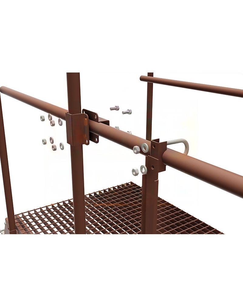 Центральный кронштейн для пожарной лестницы оцинковка BORGE купить в Санкт-Петербурге