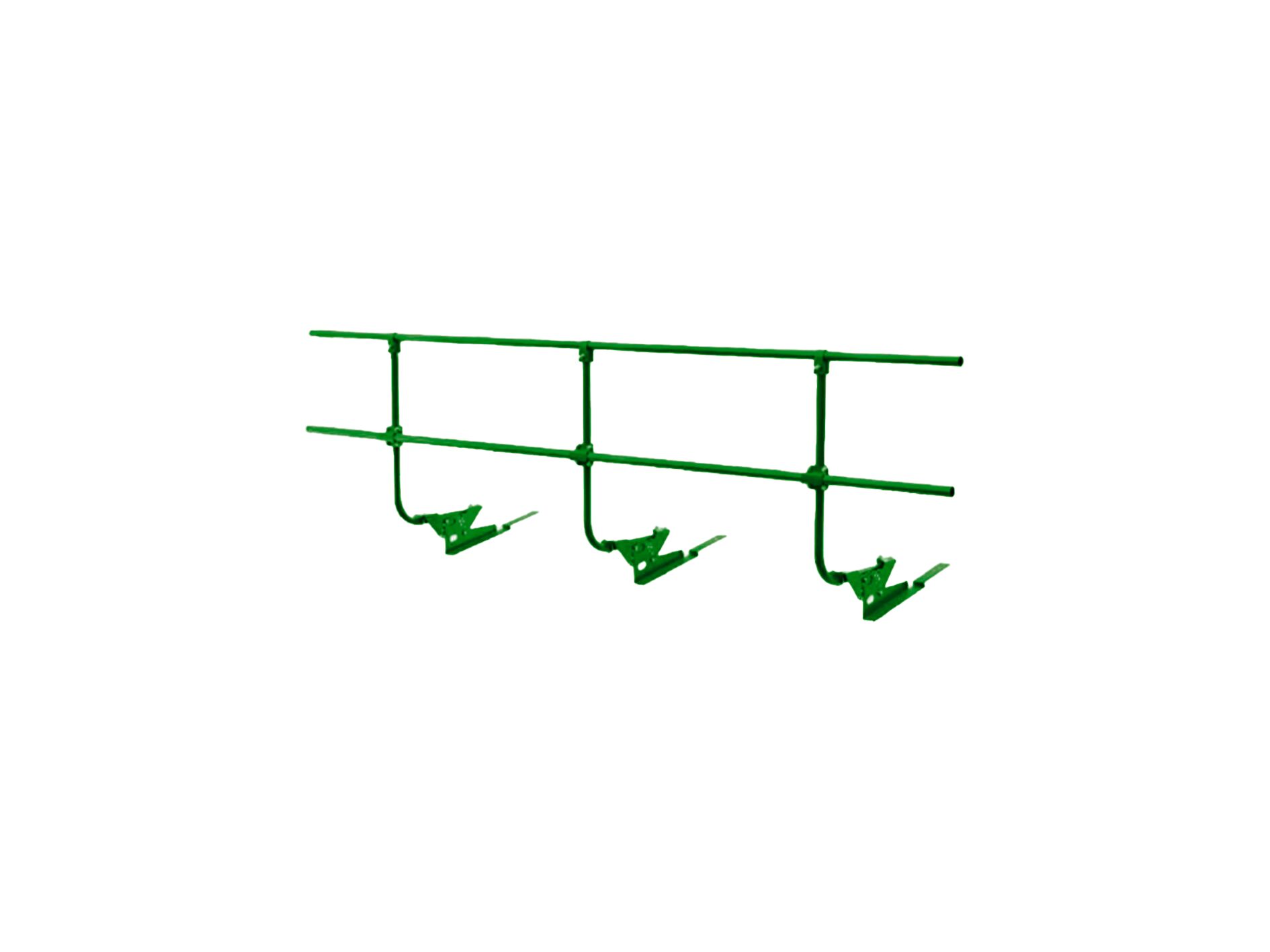 Ограждение кровельное 3м H-60см для композитной черепицы BORGE купить в Санкт-Петербурге