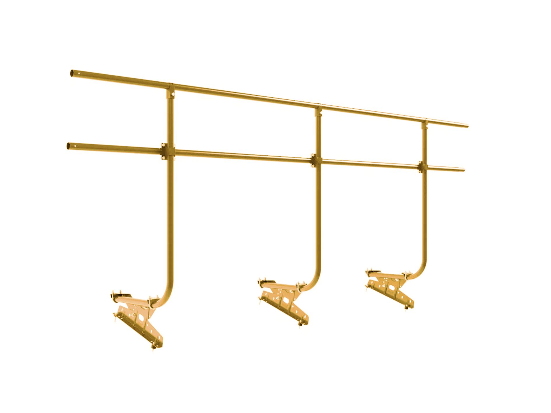 Ограждение кровельное 3м H-120см рапсово-желтый (1021) BORGE купить в Санкт-Петербурге