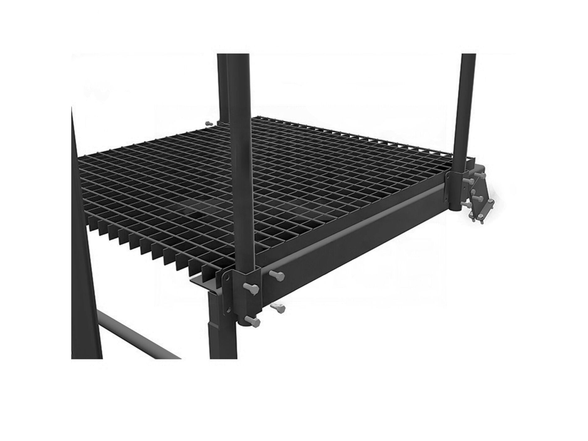 Площадка переходная 800х800мм оцинк. BORGE купить в Санкт-Петербурге