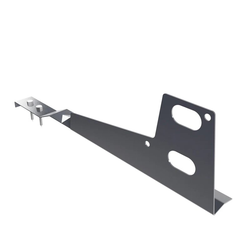 Универсальный кронштейн для натуральной черепицы темно-серый матовый (7024 matt) BORGE купить в Санкт-Петербурге